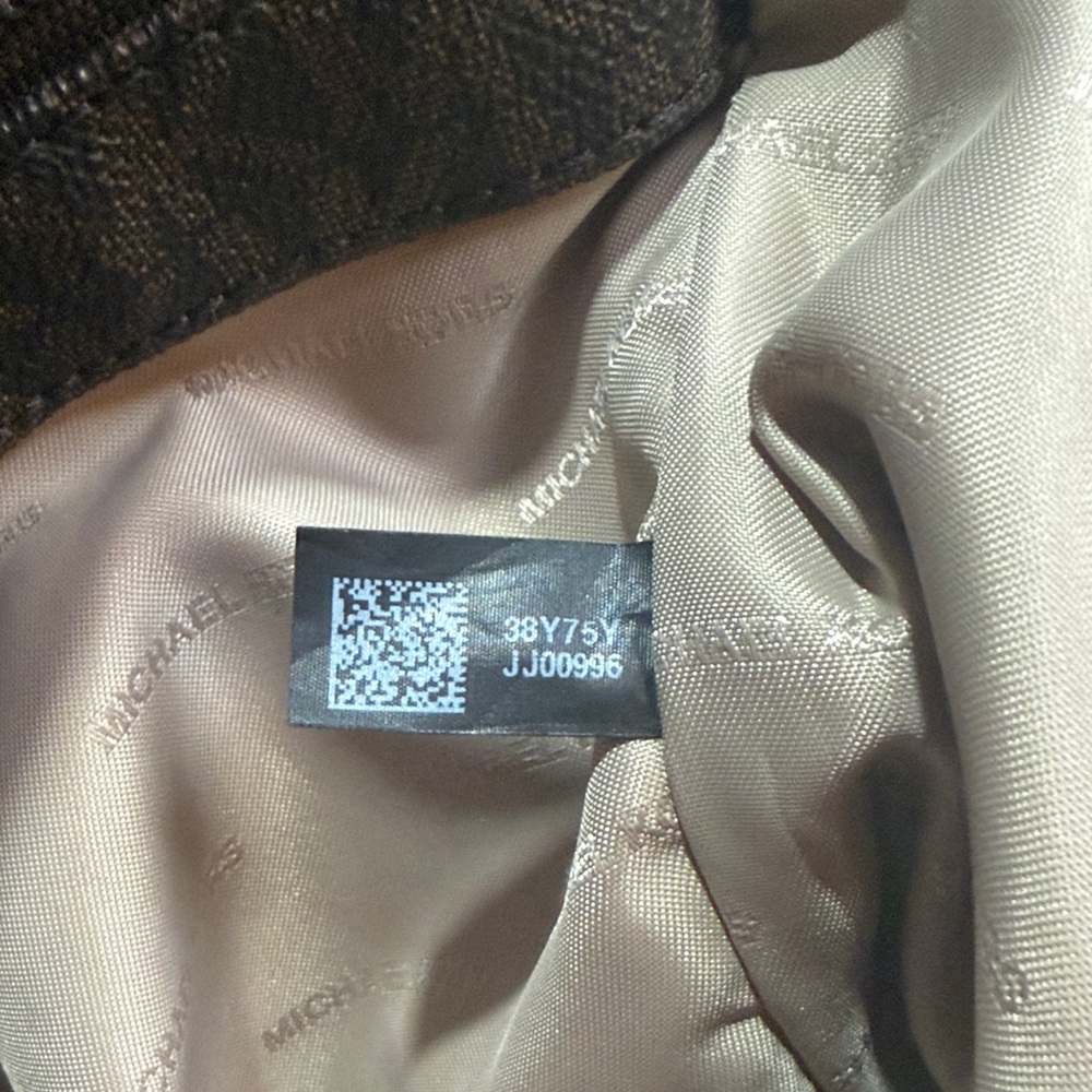 Michael Kors Marilyn Medium Dark Brown Tote with Gold Accents - Picture 6 of 12